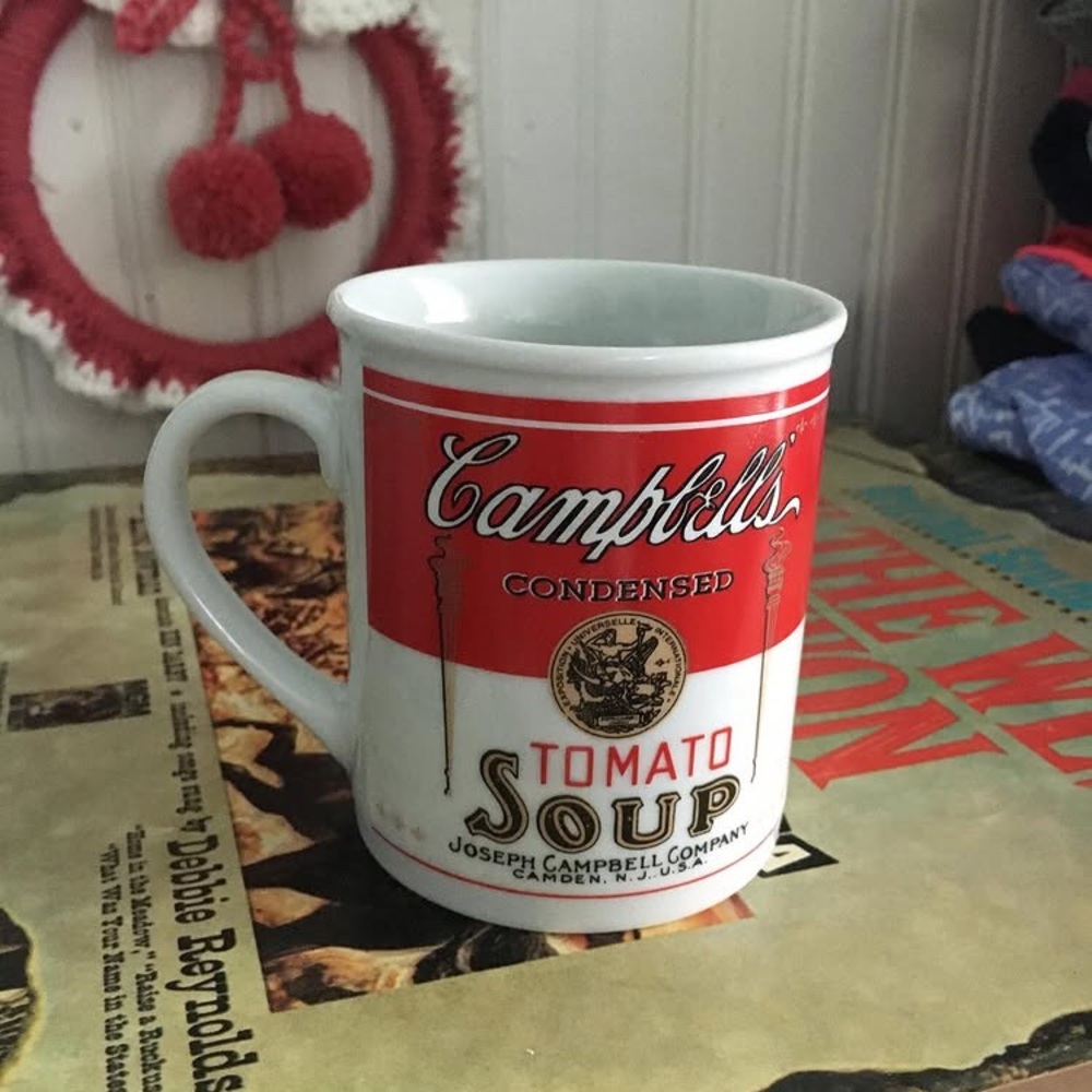 1994 Campbell’s S O U P 125th anniversary mugs